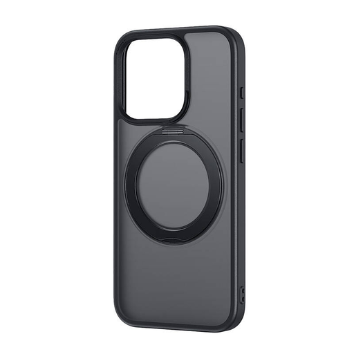 Baseus SkyRing Magnetic tok állvánnyal iPhone 13 Pro-hoz + üvegfólia és tisztítókészlet (fekete) Baseus SkyRing Magnetic tok állvánnyal iPhone 13 Pro-hoz + üvegfólia és tisztítókészlet (fekete)
