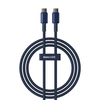 Kábel USB-C to USB-C Baseus Tungsten Gold, 100W, 2m (kék) - 1. kép
