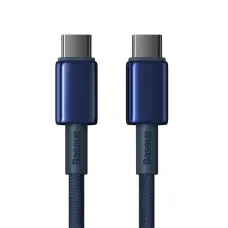 Kábel USB-C to USB-C Baseus Tungsten Gold, 100W, 2m (kék)