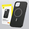 Baseus Fauxther Series mágneses telefontok iPhone 15 Pro Max (fekete) tok - 1. kép