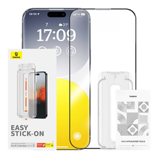 Baseus Sapphire edzett üvegfólia 0,3 mm iPhone 15 Pro Max üvegfólia