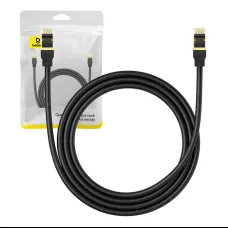 Baseus Hálózati kábel Cat.8, Ethernet RJ45, 40 Gbps, 1,5m (fekete) Baseus Hálózati kábel Cat.8, Ethernet RJ45, 40 Gbps, 1,5m (fekete)