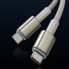Cable USB-C to USB-C Baseus Tungsten Gold, 100W, 2m (gold) - 0. kép