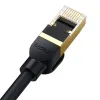 Baseus Hálózati kábel Cat.8, Ethernet RJ45, 40 Gbps, 15m (fekete) - 3. kép