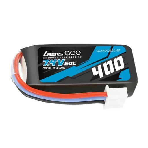 Gens Ace 400mAh 7.4V 60C 2S1P JST akkumulátor