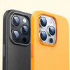 Baseus Fauxther Series mágneses tok iPhone 15 ProMax (narancssárga) tok - 3. kép