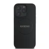 Guess PU Szemcsézett Classic Logo MagSafe tok iPhone 16 Pro Max Fekete - 0. kép