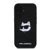 Karl Lagerfeld Liquid Silicone Choupette Head MagSafe tok iPhone 16 fekete - 0. kép