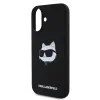 Karl Lagerfeld Liquid Silicone Choupette Head MagSafe tok iPhone 16 fekete - 2. kép