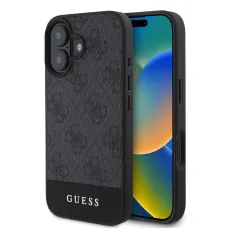 Guess PU 4G Stripe tok iPhone 16 Grey