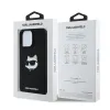 Karl Lagerfeld Liquid Silicone Choupette Head MagSafe tok iPhone 16 Pro Max Fekete - 4. kép