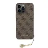 Guess 4G Charm tok iPhone 15 Pro Max - Egyszínű Barna - 0. kép