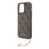 Guess 4G Charm tok iPhone 15 Pro Max - Egyszínű Barna - 3. kép