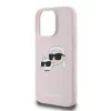 Karl Lagerfeld Liquid Silicone Double Heads MagSafe tok iPhone 16 Pro Pink - 2. kép