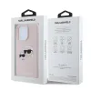 Karl Lagerfeld Liquid Silicone Double Heads MagSafe tok iPhone 16 Pro Pink - 4. kép