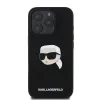 Karl Lagerfeld Liquid Silicone Karl Head MagSafe tok iPhone 16 Pro fekete - 0. kép