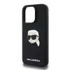 Karl Lagerfeld Liquid Silicone Karl Head MagSafe tok iPhone 16 Pro fekete - 2. kép