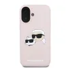 Karl Lagerfeld Liquid Silicone Double Heads MagSafe tok iPhone 16 Pink - 0. kép