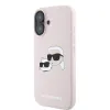 Karl Lagerfeld Liquid Silicone Double Heads MagSafe tok iPhone 16 Pink - 1. kép