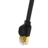 Baseus Cat 7 UTP Ethernet RJ45 lapos kábel, 8 m (fekete) - 3. kép