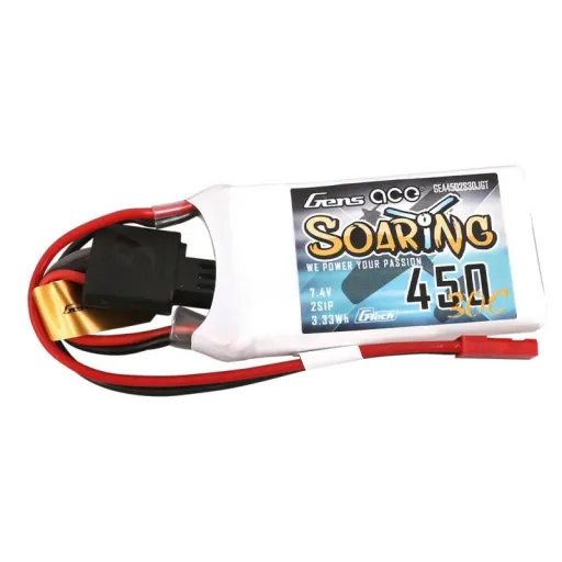 Gens Ace G-Tech Soaring 450mAh 7,4V 30C 2S1P JST-SYP akkumulátor