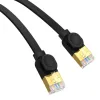 Baseus Cat 7 UTP Ethernet RJ45 lapos kábel, 0,5 m (fekete) - 1. kép