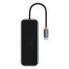 Baseus AcmeJoy 5 az 1-ben hub, USB-C - 2xUSB 3.0, USB 2.0, USB-C PD, RJ45 (sötétszürke) - 2. kép