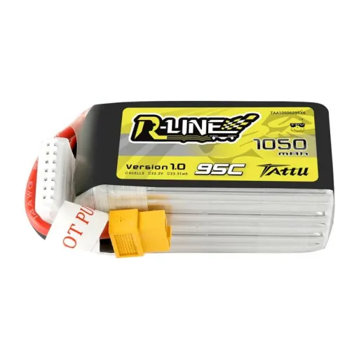 Tattu R-Line 1050mAh 22,2V 95C 6S1P XT60 akkumulátor