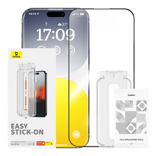 Baseus Sapphire edzett üvegfólia 0.3mm iPhone 15 üvegfólia