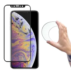 Wozinsky Full Cover Flexi Nano Glass hibrid kijelzővédő üvegfólia kerettel iPhone 13 mini áttetsző