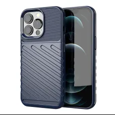 Thunder Case rugalmas, masszív tok TPU tok iPhone 13 Pro-hoz kék