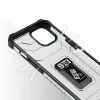 Crystal Ring Case Kickstand Tough Rugged tok iPhone 12 Mini fekete - 4. kép