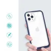 Clear 3 az 1-ben tok iPhone 11 Pro Max kék keret zselés tok - 0. kép