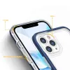 Clear 3 az 1-ben tok iPhone 11 Pro Max kék keret zselés tok - 2. kép
