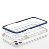 Clear 3 az 1-ben tok iPhone 11 Pro Max kék keret zselés tok - 3. kép