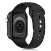 Tech-Protect Szilikon Szíj Apple Watch 4 / 5 / 6 / 7 / 8 / 9 / SE (38 / 40 / 41 mm) - Fekete - 1. kép