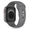 Tech-Protect Szilikon Szíj Apple Watch 4 / 5 / 6 / 7 / 8 / 9 / SE (38 / 40 / 41 mm) - Szürke - 1. kép