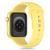 Tech-Protect Szilikon Szíj Apple Watch 4 / 5 / 6 / 7 / 8 / 9 / SE (38 / 40 / 41 mm) - Sárga - 1. kép