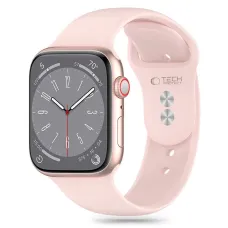 Tech-Protect Silicone szíj Apple Watch 4 / 5 / 6 / 7 / 8 / 9 / SE (38 / 40 / 41 mm) - Pink