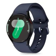 Tech-Protect Szilikon Szíj Samsung Galaxy Watch 4 / 5 / 5 Pro / 6 / 7 / FE - Tengerészkék