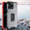 Crystal Ring tok Kickstand Tough Rugged tok iPhone 12 Pro piros - 1. kép