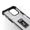 Crystal Ring tok Kickstand Tough Rugged tok iPhone 12 Pro piros - 4. kép