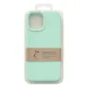 Eco Case tok iPhone 11 Pro Max-hoz, szilikon tok, menta színű - 1. kép