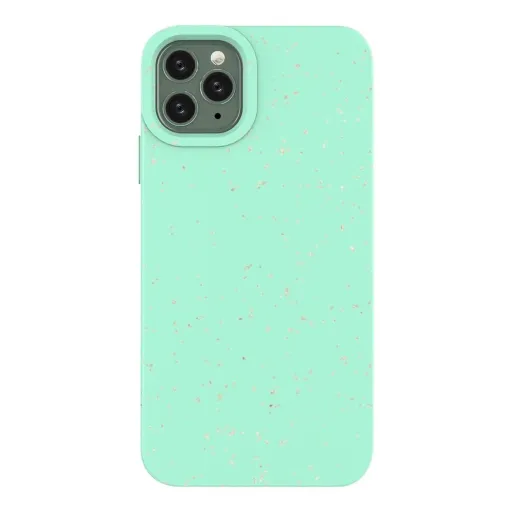 Eco Case tok iPhone 11 Pro Max-hoz, szilikon tok, menta színű Eco Case tok iPhone 11 Pro Max-hoz, szilikon tok, menta színű