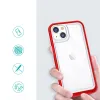 Clear 3in1 tok iPhone 13-hoz Keretvédő Gél Piros - 0. kép