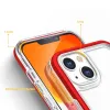 Clear 3in1 tok iPhone 13-hoz Keretvédő Gél Piros - 2. kép