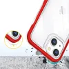 Clear 3in1 tok iPhone 13-hoz Keretvédő Gél Piros - 4. kép
