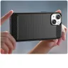 Carbon tok iPhone 14 Plus flexi gél hátlap fekete - 3. kép