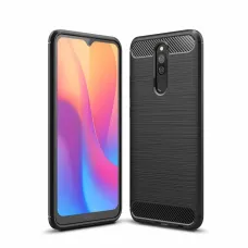 Szénszál mintájú TPU tok Xiaomi Redmi 8A fekete