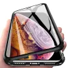 Wozinsky mágneses tok iPhone XS/X fekete/ áttetsző - 1. kép